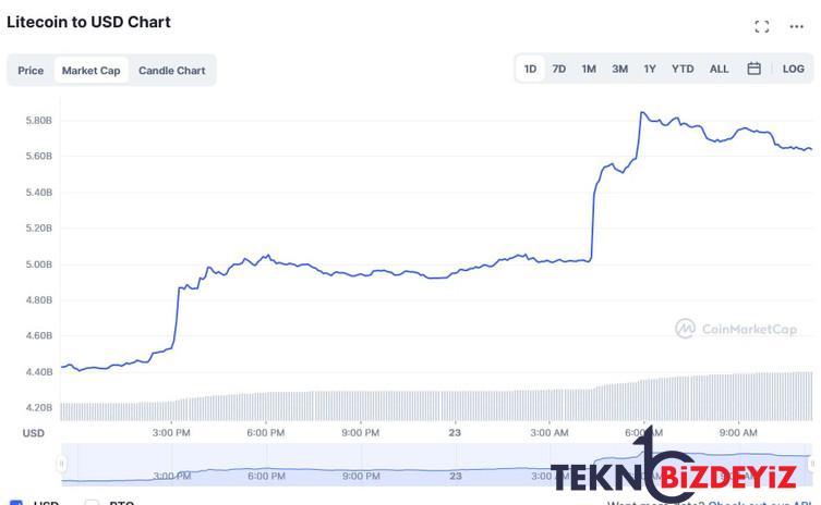 litecoine gunde 1 milyar dolar giris ltc 100 i bulacak mi 1