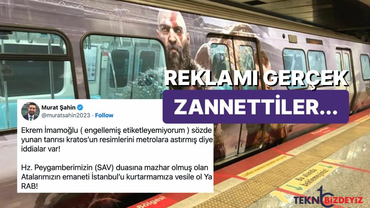 metrodaki god of war reklami yuzunden imamogluna yuklenen kullanicilara oyuncular agizlarinin hissesini verdi