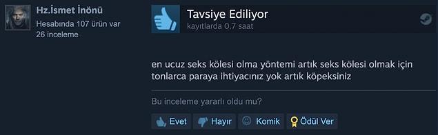 oyunlara farkli bir acidan bakarak baslarimizi acan oyunculardan haftanin en komik steam yorumlari 6