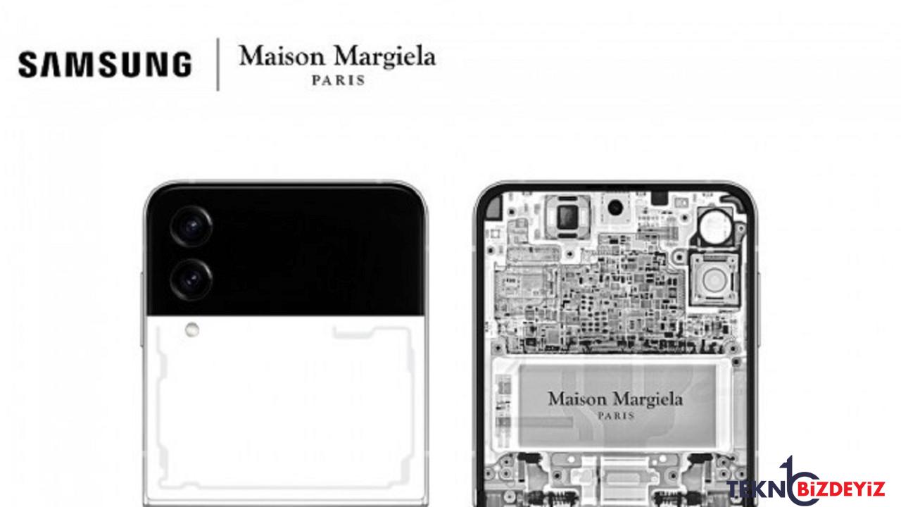 samsungdan yeni tasarim galaxy z flip4 maison margiela edition dBr53MtM