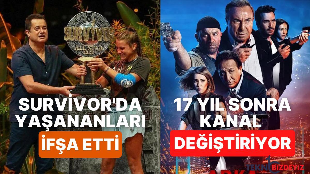 turabinin survivor ifsasindan masterchefte somer sefin aglamasina televizyon dunyasinda bugun yasananlar USBPVHt9