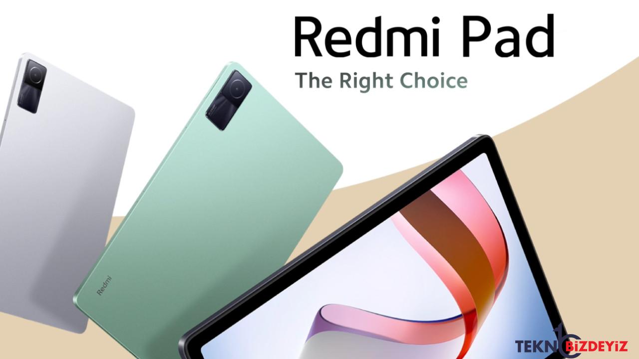 uygun fiyatli redmi pad turkiyede satisa cikti h3qe4qMe