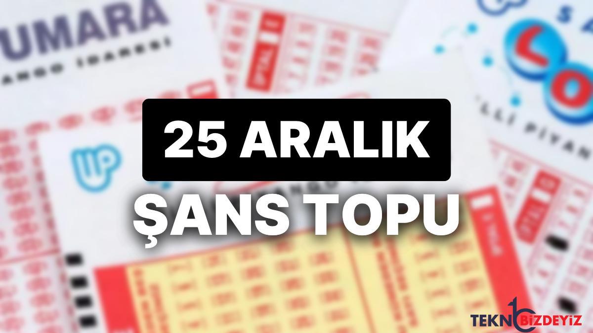 25 aralik baht topu sonuclari aciklandi 25 aralik baht topunda kazandiran numaralar ve tum ayrintilar QizDiI9O