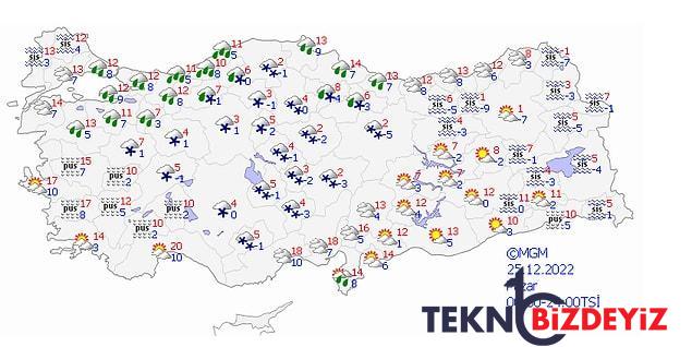 25 aralik pazar hava durumu hafta sonu hava nasil olacak 22 vilayette kar yagisi gorulecek 0 cIFynyvZ