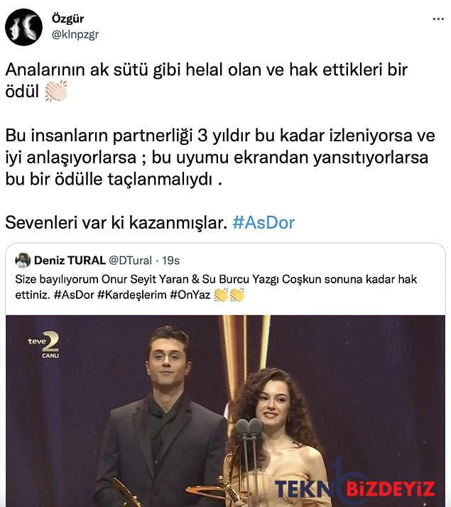 48 altin kelebek odullerinde en l dizi cifti secilen su burcu yazgi coskun ve onur seyit yaran gundem oldu 17 mdpjGOJ7