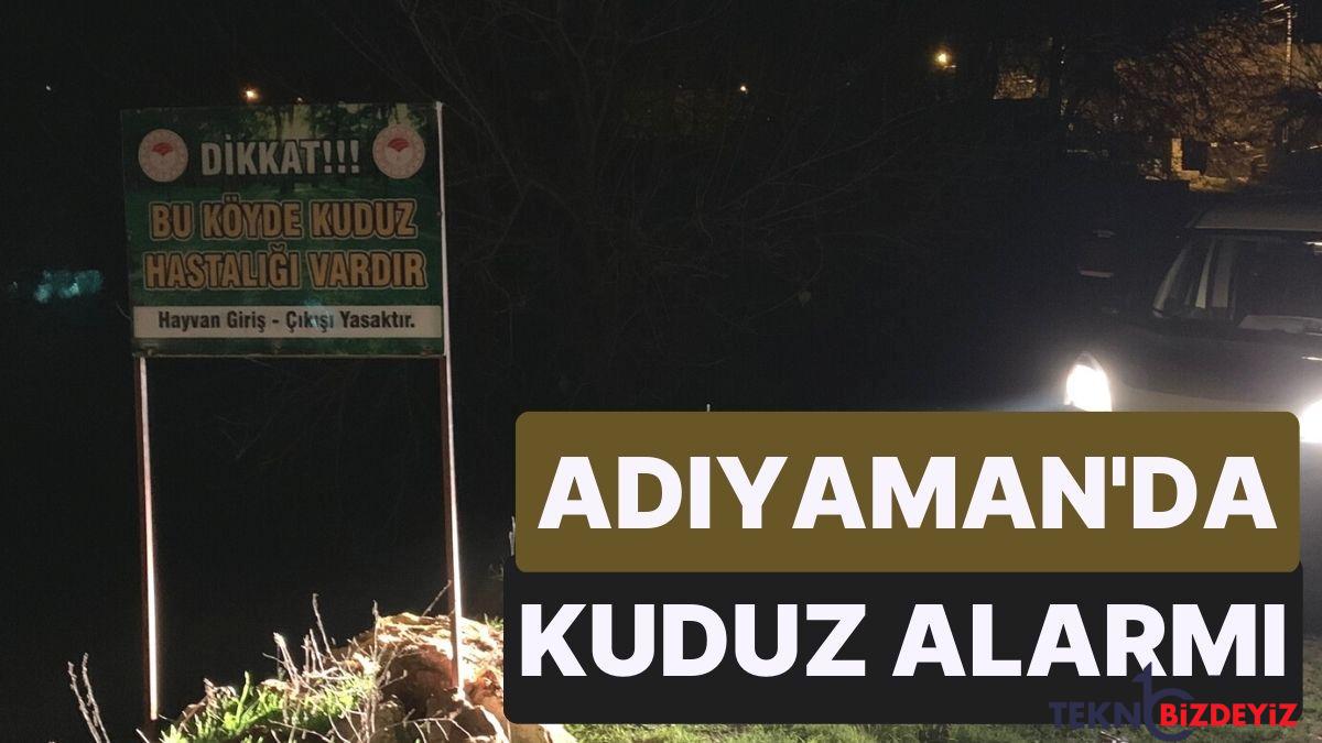 adiyamanda 3 koy kuduz yuzunden 6 ay karantinaya alindi lUlFUDN8