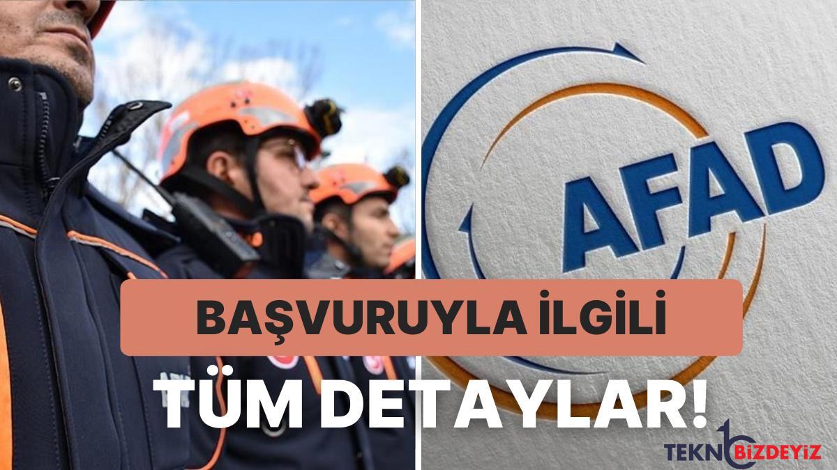 afad isci alimlari basliyor muracaatlar hangi tarihler ortasinda yapilacak kosullar neler