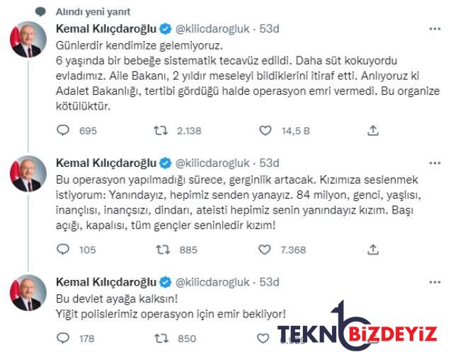 bakanligin onune giden kilicdaroglu sosyal medyadan aciklama yapti yigit polislerimiz operasyon icin emir bekliyor 0 tJRNHWcv