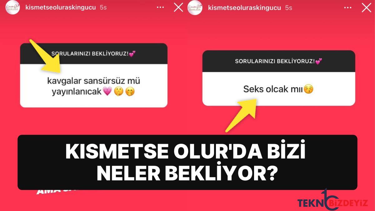 kismetse olur yetkilileri yine baslayacak program hakkinda sorulan absurt sorulari yanitladi ZONXZUcR