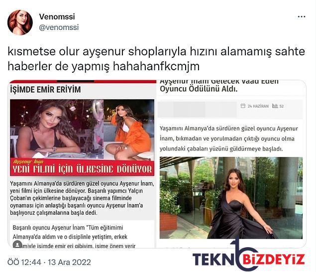 kismetse olurun gelin adayi aysenurun kendisi hakkinda uydurma haber yaptirdigi arguman edildi 2 MKtHVZrU