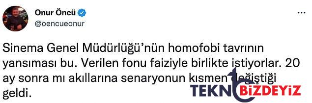 lgbt temali kurak gunler sinemasindan finanasal takviyesini ceken bakanligin skandal karari yansilarin odaginda 17 v7ei3mij