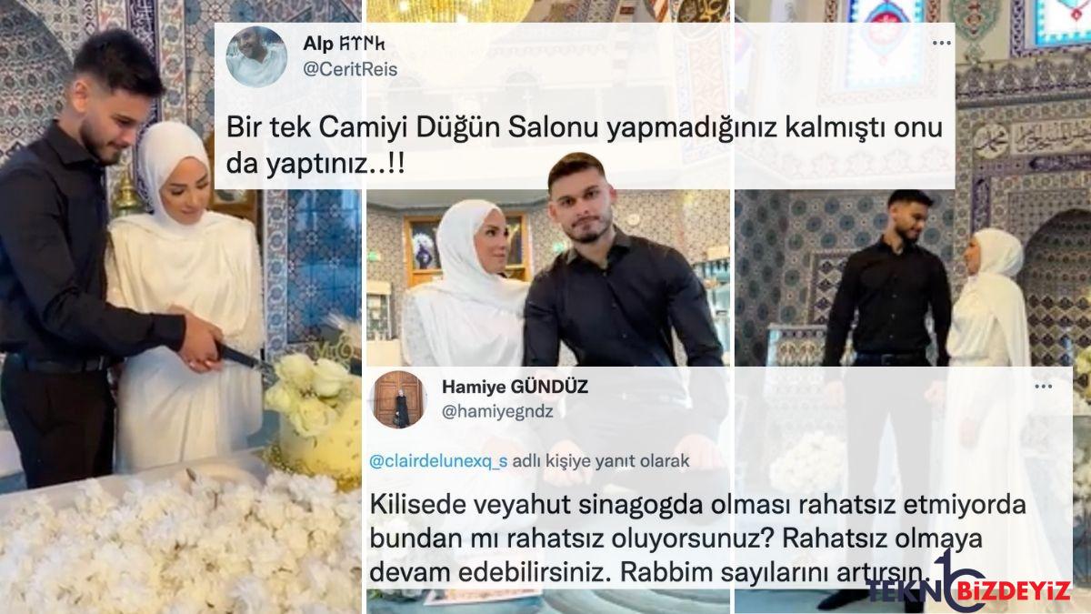 mescitte nikah kiyip pasta kesen ciftin imajlari tartismalara neden oldu B423g6zk