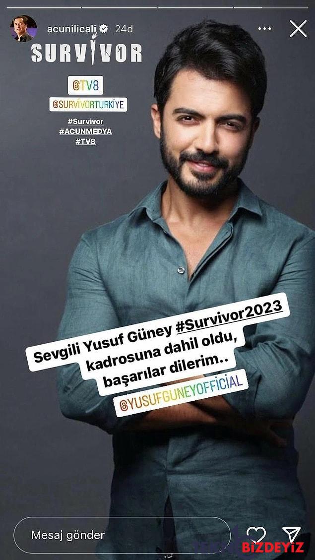 takim yok artik dedirtecek acun ilicali survivor 2023un yeni isimlerini acikladi 7 rXJGHl2D