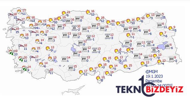 19 ocak persembe hava durumu bugun hava nasil olacak hava sicakliklari dusuyor mu 0 FsLchGKT