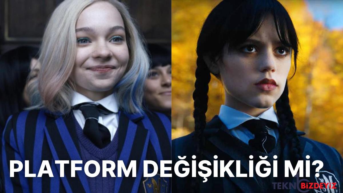 2022nin en cok izlenen dizilerinden biri olan wednesday netflixten oteki bir platforma mi geciyor