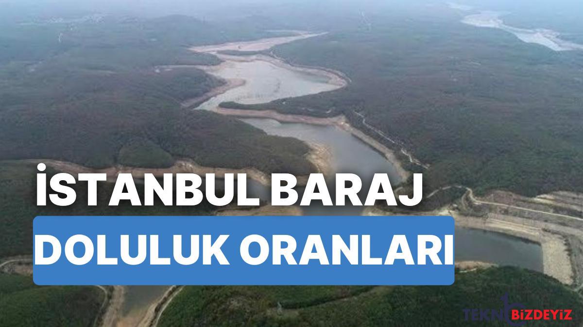 25 ocak carsamba istanbul baraj doluluk oranlarinda son durum istanbulda barajlarin yuzde kaci dolu AAEheKC3