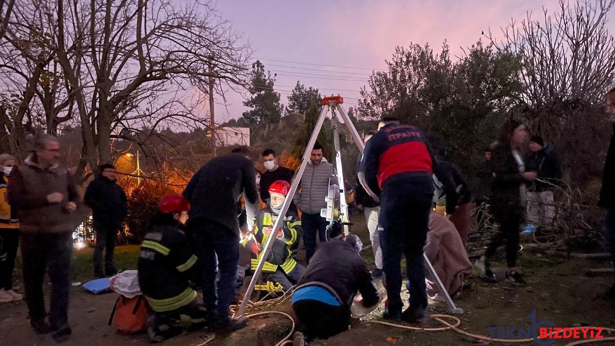 baba ve 2 yasindaki cocugu kuyuya dustu kurtarma calismalari baslatildi yaNvqMqI