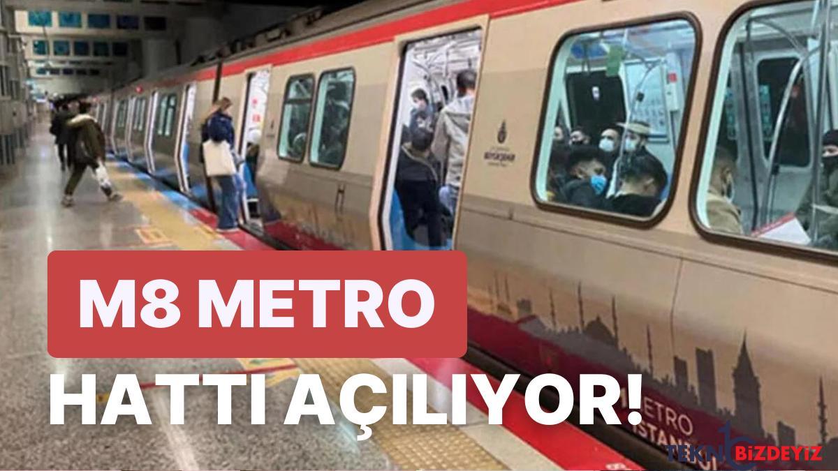 bostanci dudullu metrosu m8 ne vakit aciliyor hangi duraklardan geciyor ulasim ne kadar suruyor NKjUmwtd