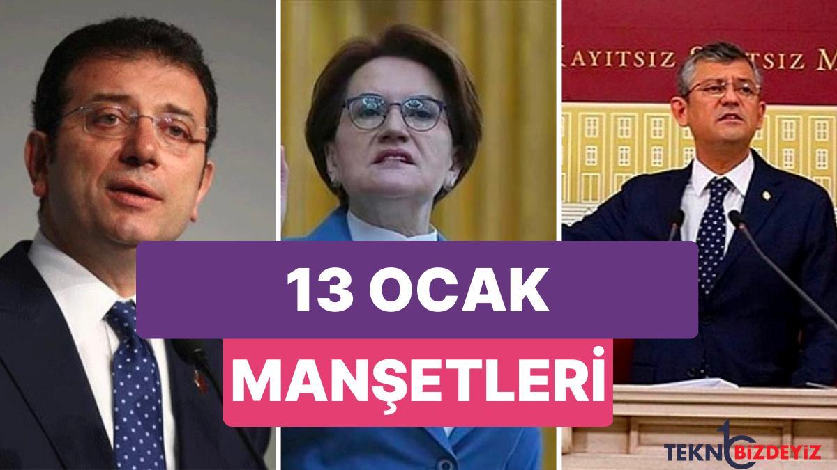 bugun neler yasandi gunun en cok konusulan ve tartisilan haberleri ile toplumsal medyanin gundemi 13 ocak 2023 aYTZdcMM