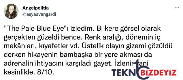 christian balein basrolde oldugu netflix sinemasi the pale blue eyei izleyenlerden birinci reaksiyonlar geldi 15 5rDZ88yQ