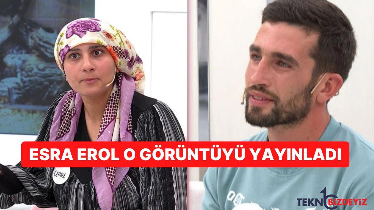 cildirmasi viral olmustu esra erola damga vuran cemilenin eski esiyle ilgili sasirtan gelisme