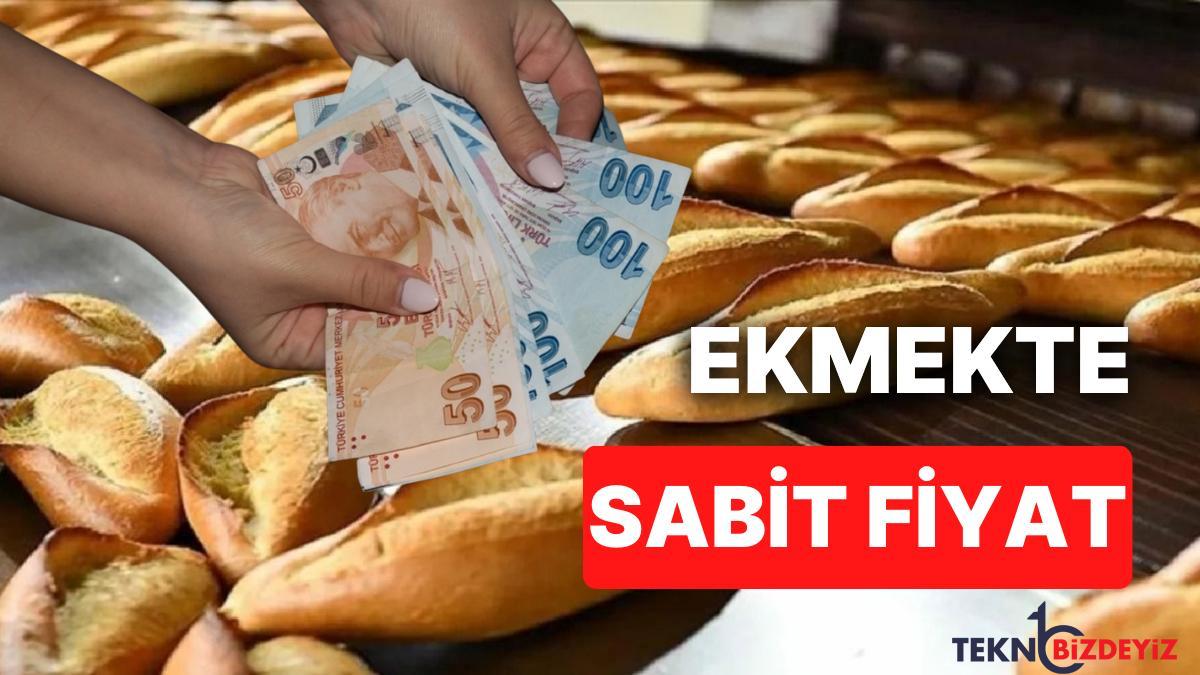 ekmek fiyatlari ulke genelinde sabitlenecek ekmege ne kadar artirim geldi kac tl oldu UaHHt7aI