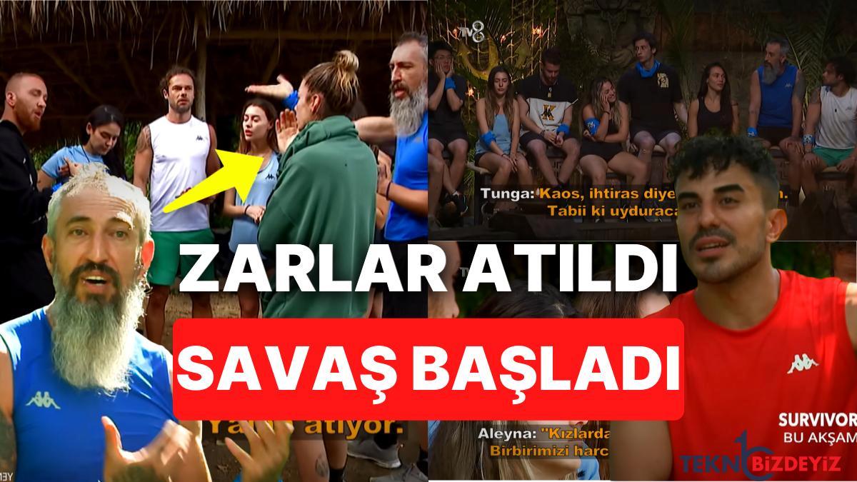 gonulluler ikinci gunden gerilmeye basliyor survivor 2023 ikinci kisim fragmaninda dokunulmazlik tartismasi 8TnA7f31