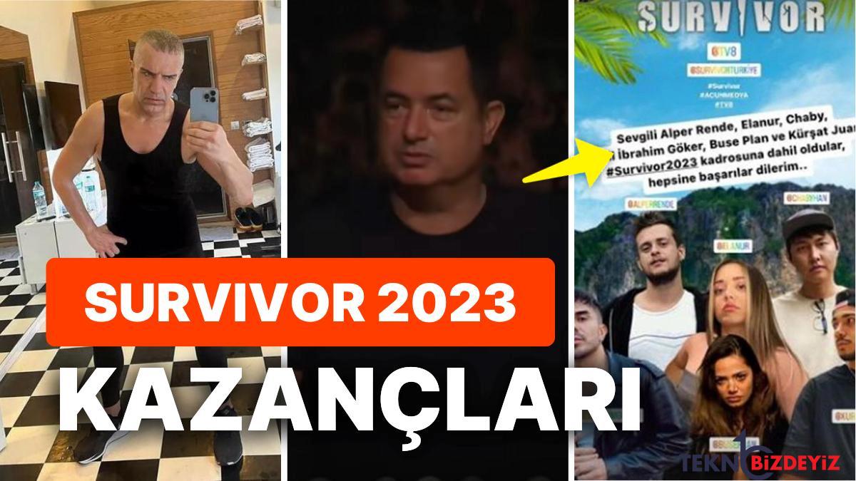 rekor fiyatlara kosuyorlar survivor 2023 yarismacilarinin fiyatlari belirli oldu