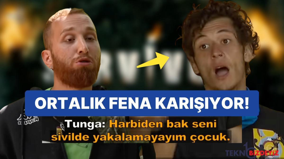 survivor 11 kisim fragmaninda tansiyon dolu anlar tehditler savuran aziz grup arkadaslariyla birbirine girdi nacVMuvG