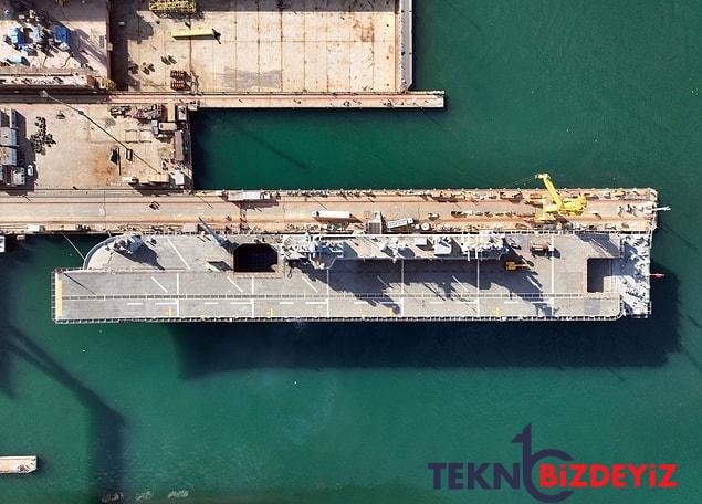 turkiyenin birinci ucak gemisi drone ile goruntulendi 0 WbB6B9q2