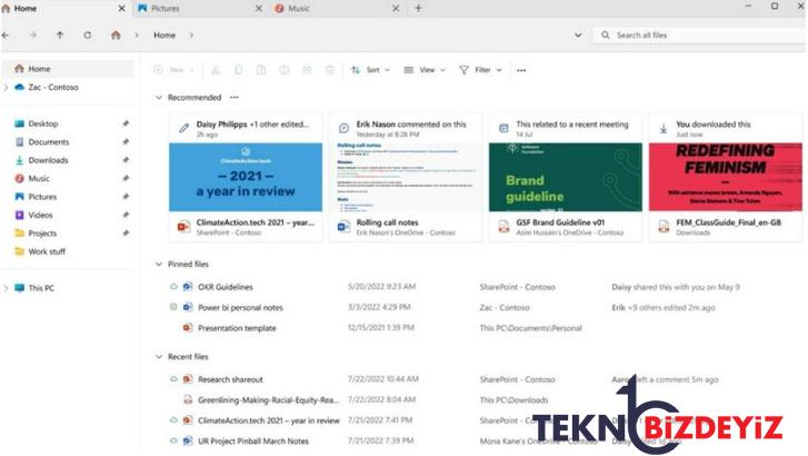 windows 11in yeni tasarim dosya gezgini kendini gosterdi 0 lCf5RBF6