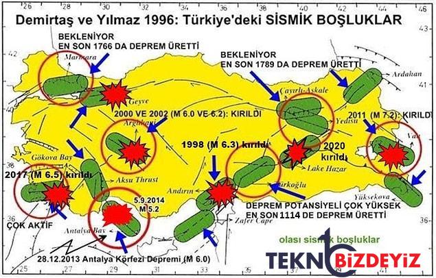 1996 yilina iliskin bir haritanin kahramanmaras zelzelesini o yillardan beri haber verdigi ortaya cikti 6 slVQd63V