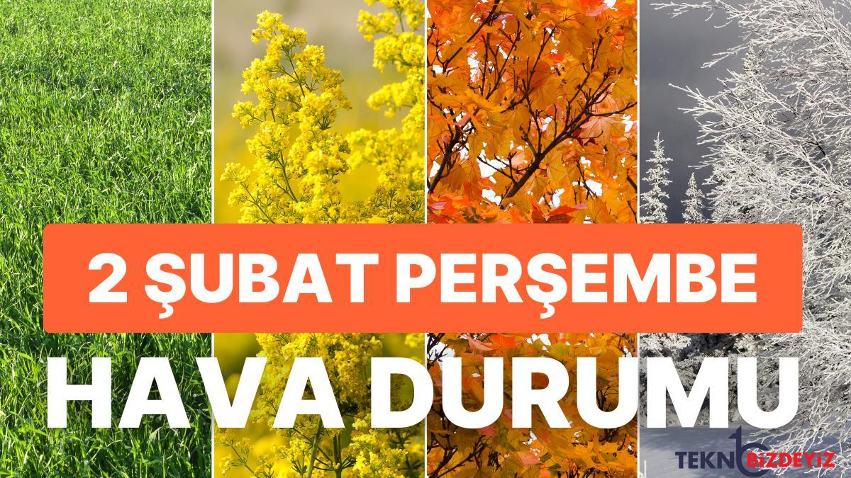 2 subat persembe hava durumu bugun hava nasil olacak meteorolojiden yagis uyarisi Gu6jeyWf