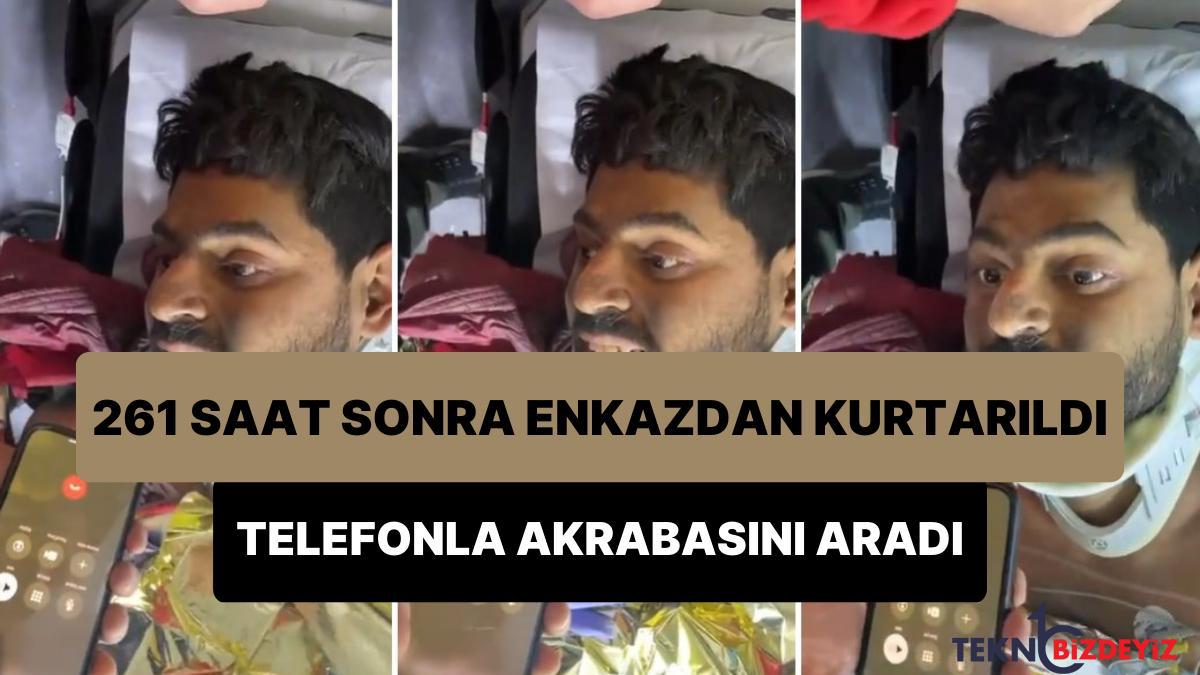 261 saatte enkaz altindan kurtarilan mustafa akrabasini aradi hepimiz seni bekliyoruz abi T7WhsKi8