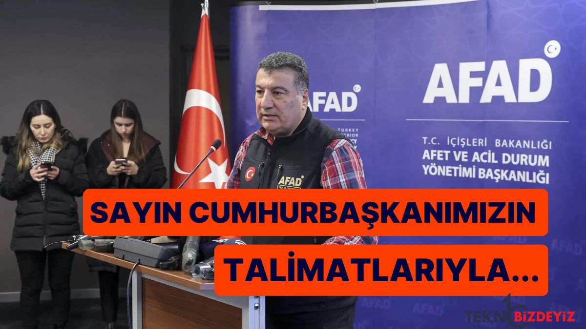 afad sarsinti risk ve azaltma genel muduru orhan tatara cumhurbaskanimizin talimatlariyla reaksiyonu jhWG8FuV