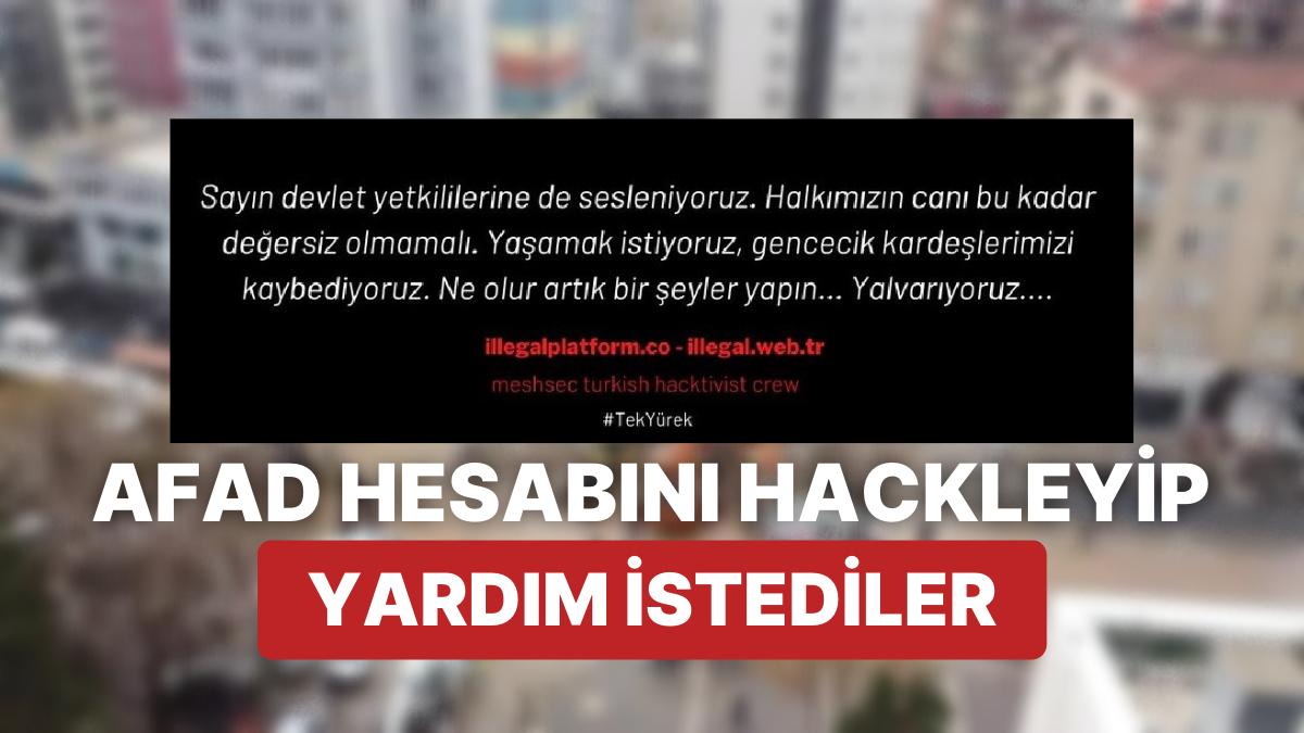 afadin twitter hesabi hacklendi hackerlar yardim icin yalvardilar hJIpQYpa