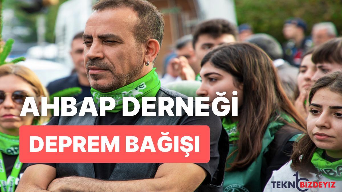 ahbap dernegi sarsinti bagisi nasil yapilir ahbap dernegi yardim yapmak icin iban numarasi ZbFpOKmK