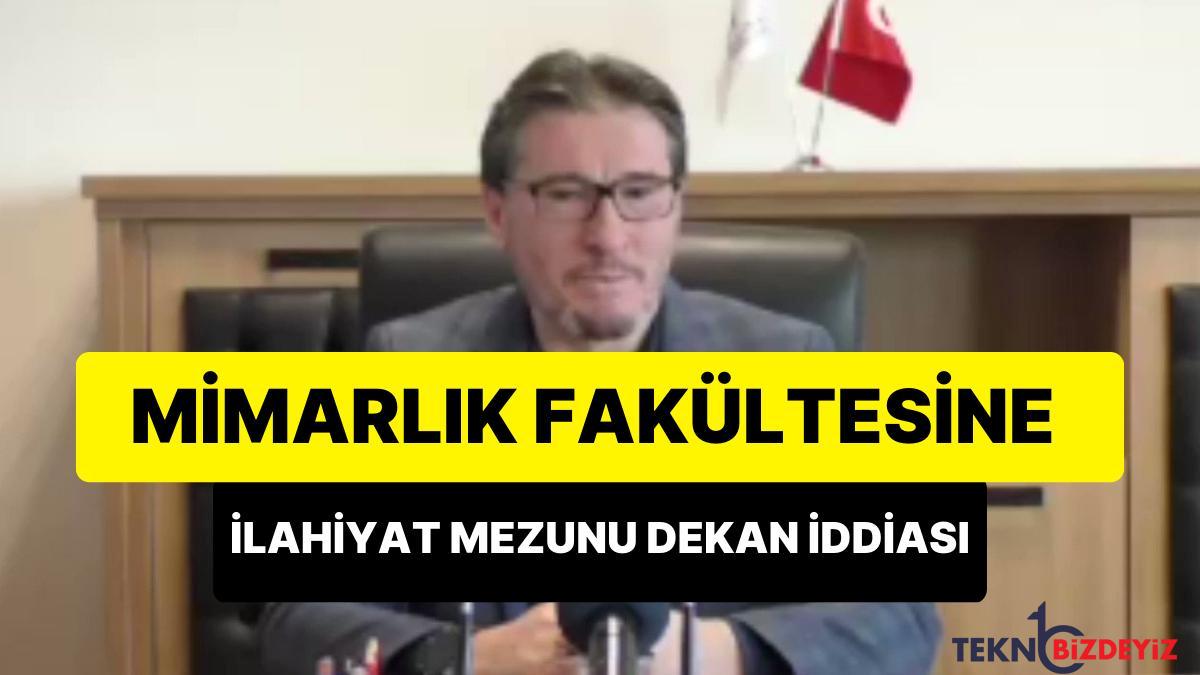 altayli mimarlik fakultesine ilahiyat mezunu dekan atandi demisti muhittin kapansahinin kelamlari gundem oldu kYvmVZaX