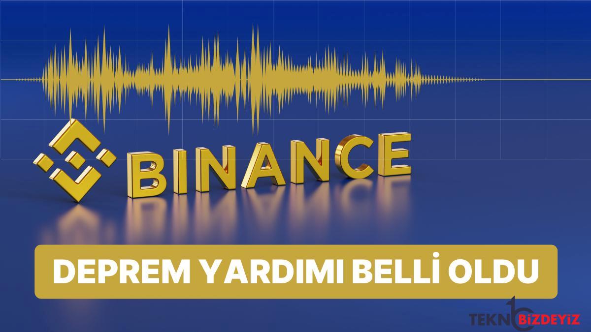 binance turkiyeye kac milyon dolar yardim gonderiyor 56S668YF