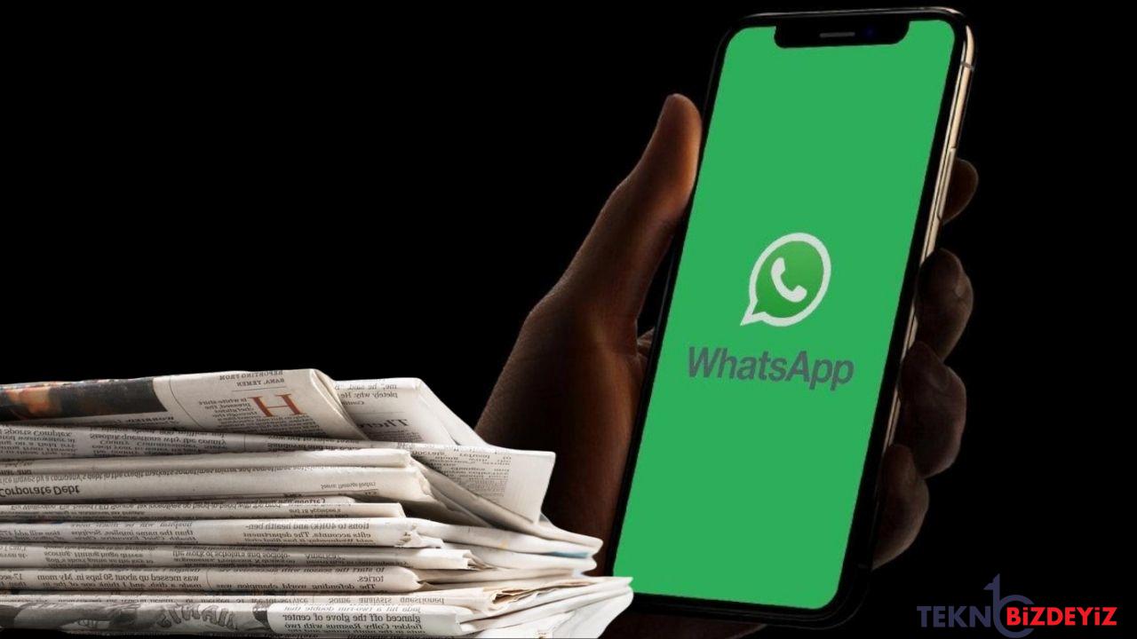 bu da oldu whatsapp haber dunyasina giriyor