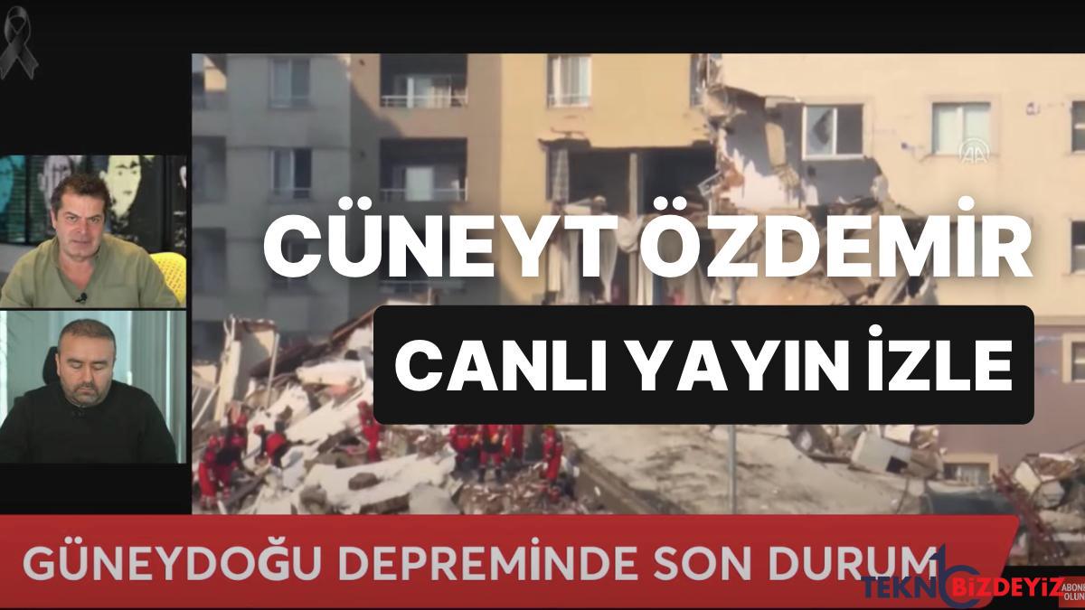 cuneyt ozdemir canli yayini izle cuneyt ozdemir sarsinti canli yayini