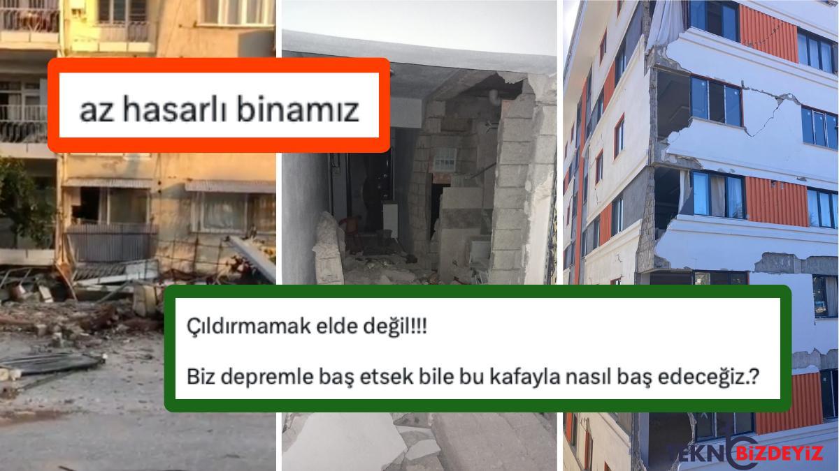 deprem sonrasi bolgedeki az hasarli oturulabilir raporu verilen meskenleri gorunce hudutlariniz bozulacak ydMhzDpb