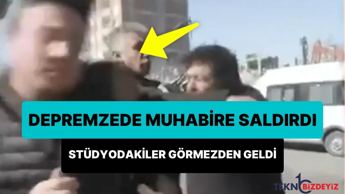 depremzede cnn turk muhabirine adiyamanda saldirdi studyodakiler gormezden geldi 6PRvsmZ9