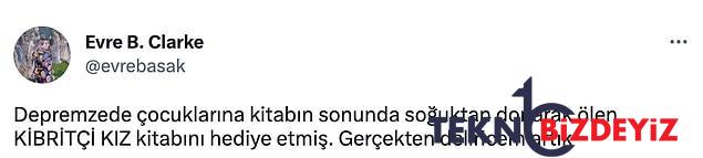 depremzede cocuklara kitabin sonunda donarak olen kibritci kizi armagan eden bayan gundemde 4 ai7eLjki