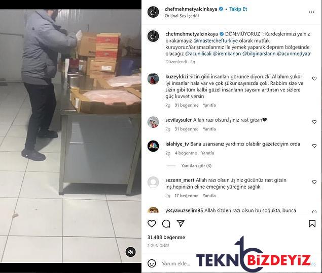 donmuyoruz masterchef takimiyla deprem bolgesinde yemek yapan sef mehmet yalcinkayadan aciklama 5 4RsDHH4i