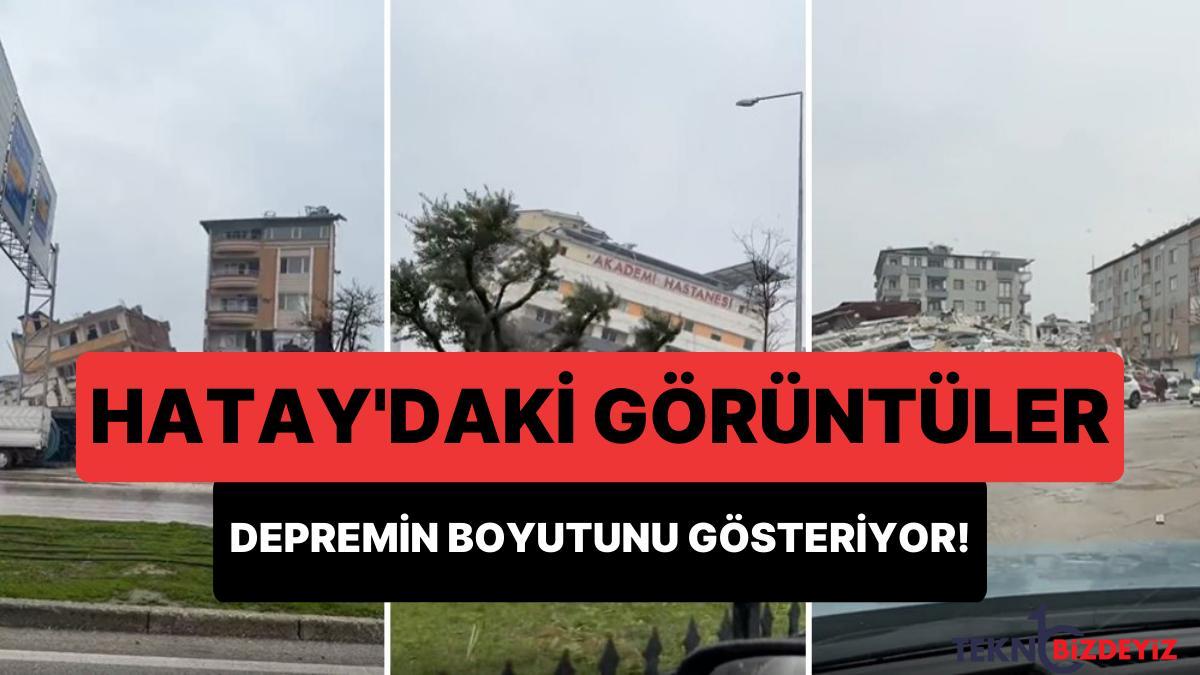 hatay yerle bir antakya ve samandagda kaydedilen imajlar fec yikimi gosteriyor cyepPSl8