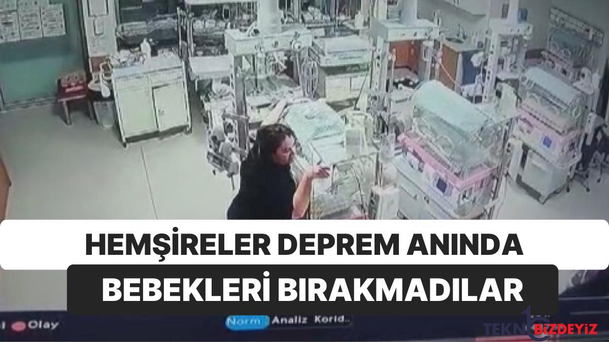 hemsireler 77lik zelzelede bebeklere sarildi Ua55VwSN