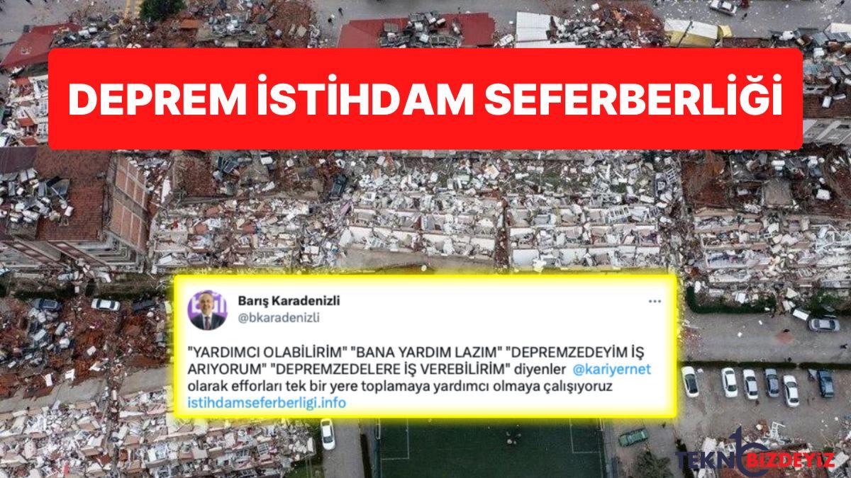 is verenler mesleknet araciligiyla depremzedelere istihdam sagliyor jU4da6Sh