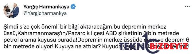 kahramanmaras pazarciktaki sarsintinin petrol kuyusuna bomba atan amerikanin bir oyunu oldugunu arguman ettiler 2 Yv2tIAt9