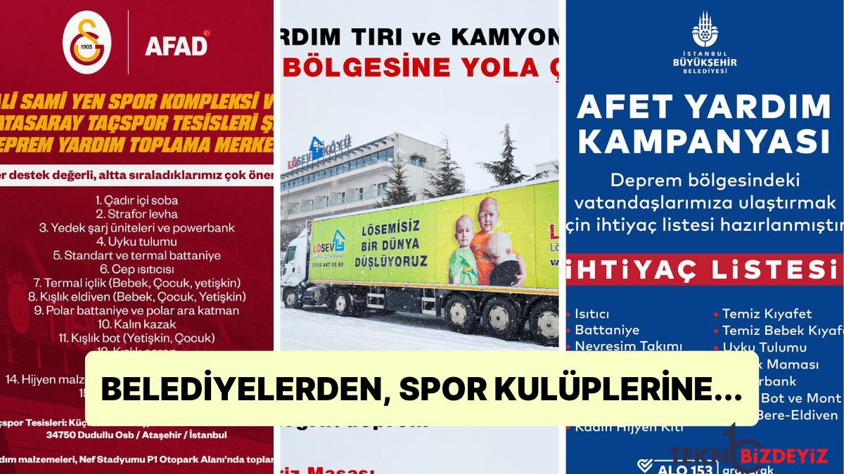 kenetlenmenin tam zamani kahramanmarastaki sarsintinin akabinde resmi kuruluslarin yayinladigi yardim listeleri Nl2wRiUt